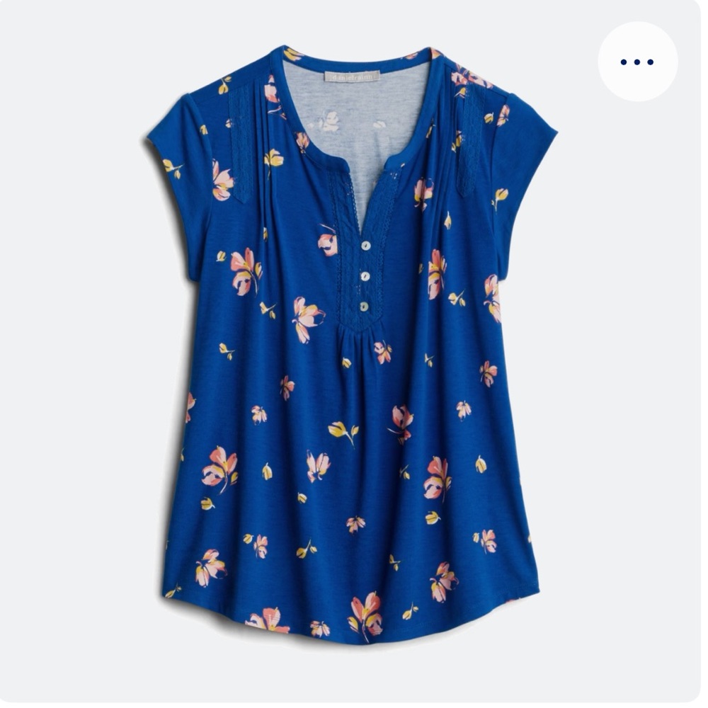 Daniel Rainn Navy Floral Top